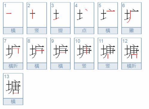 图画的图的笔顺