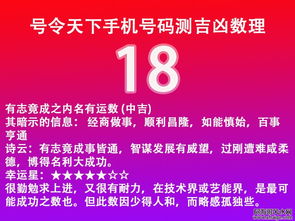 号令天下手机号码测吉凶真的这么神奇?准不准的啊