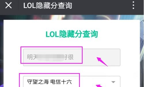 LOL隐藏分查询