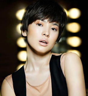 韩国女星 短发图片