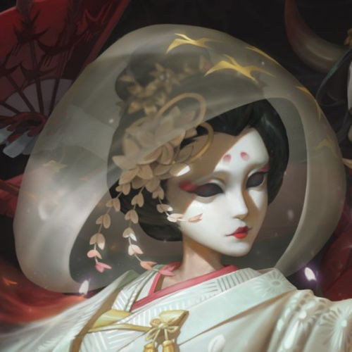 红蝶白无垢海报，第五人格红蝶白无垢