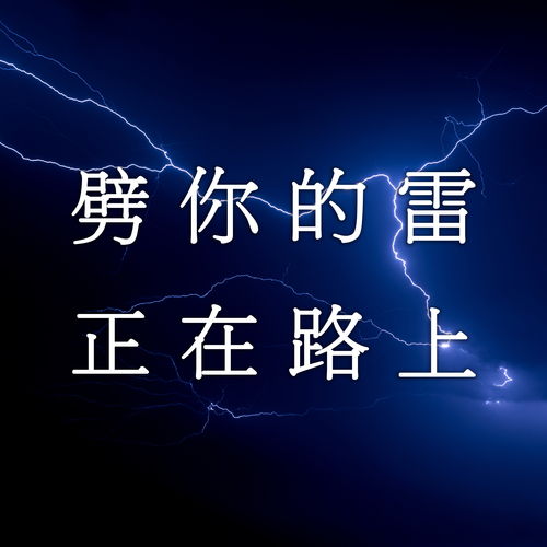 劈你的雷正在路上歌词含义，劈你的雷正在路上是说谁