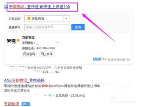 怎么去快速查询安能快递的物流?