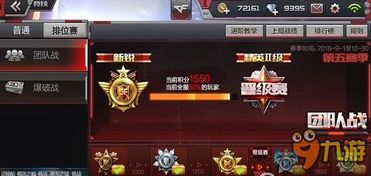 cf段位等级划分